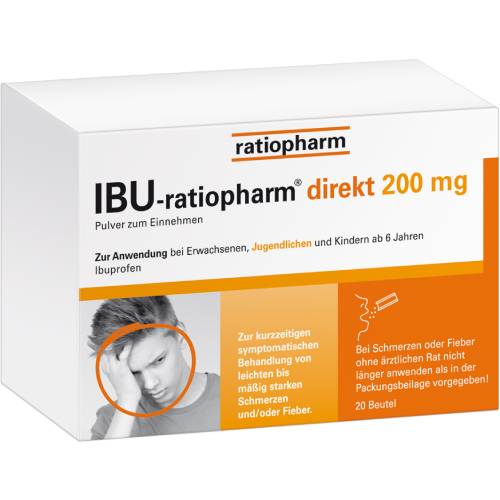IBU-RATIOPHARM direkt 200 mg Pulver zum Einnehmen