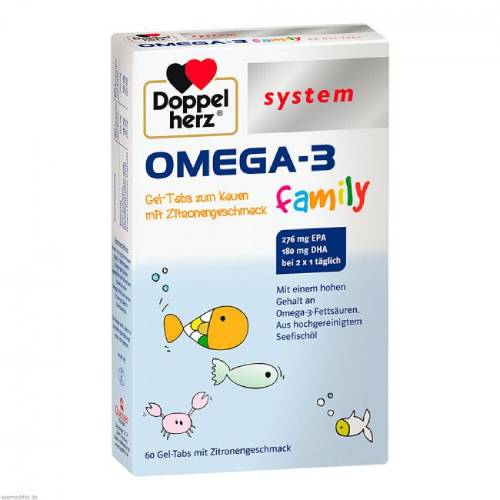 DOPPELHERZ Omega-3 Gel-Tabs family system