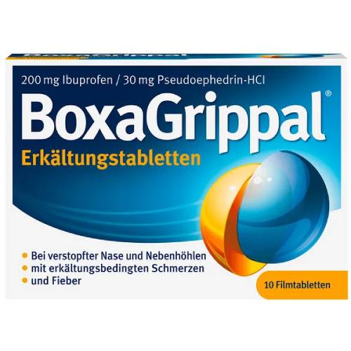 BOXAGRIPPAL Erkältungstabletten 200 mg/30 mg FTA