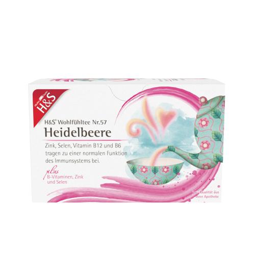 H&S Heidelbeere m.B-Vitaminen Zink und Selen Fbtl.