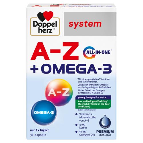 DOPPELHERZ A-Z+Omega-3 all-in-one system Kapseln