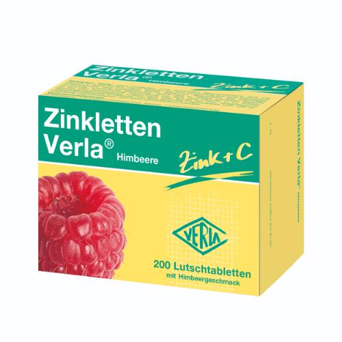 ZINKLETTEN Verla Himbeere Lutschtabletten