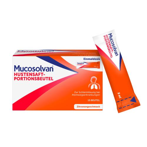 MUCOSOLVAN Hustensaft-Portionsbeutel 30 mg/5 ml